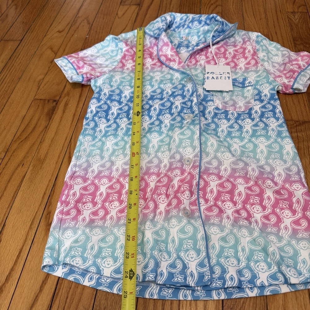Roller Rabbit NWT Ombre Monkey Polo Pajama Shorts Set Size XS - Picture 8 of 12